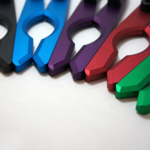 Anodized aluminum parts