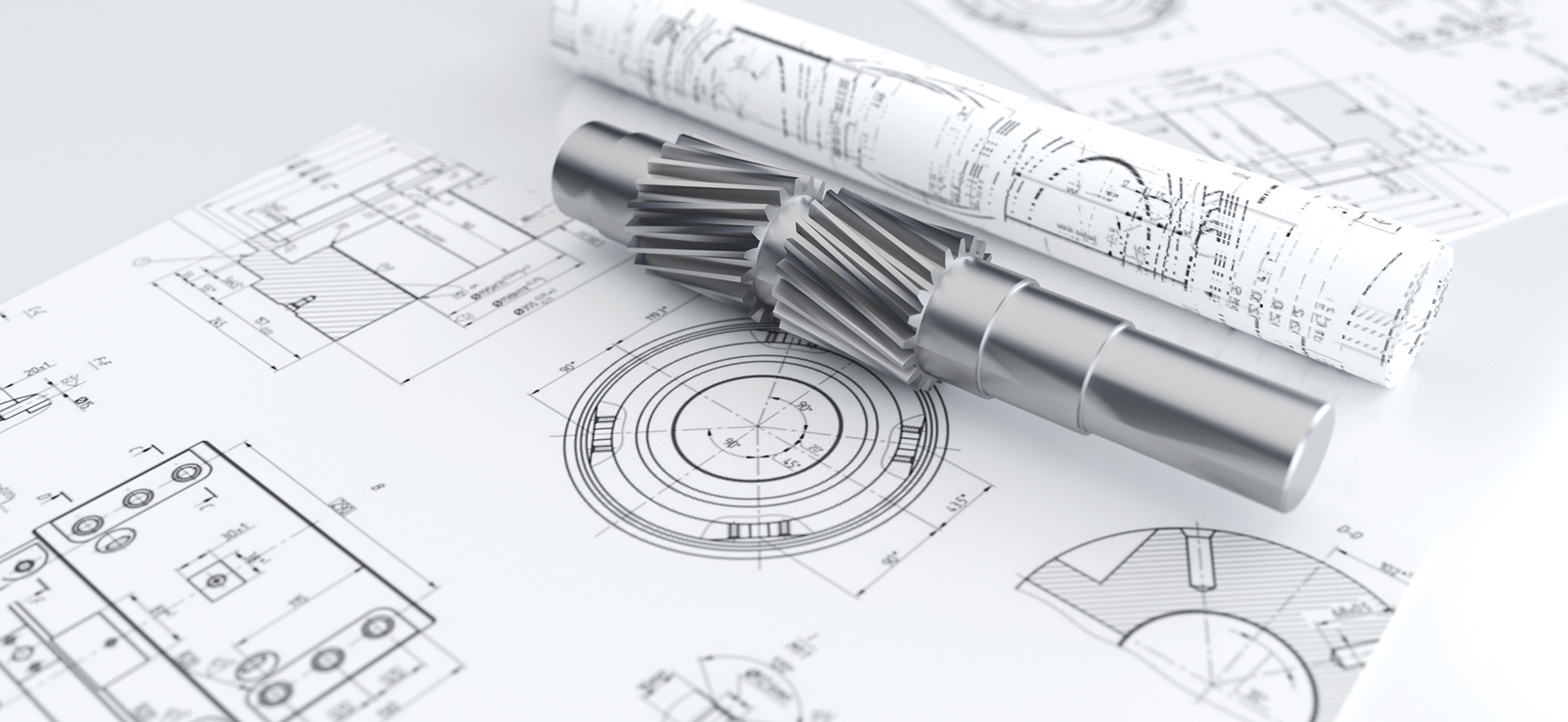 CNC machined drawings and parts